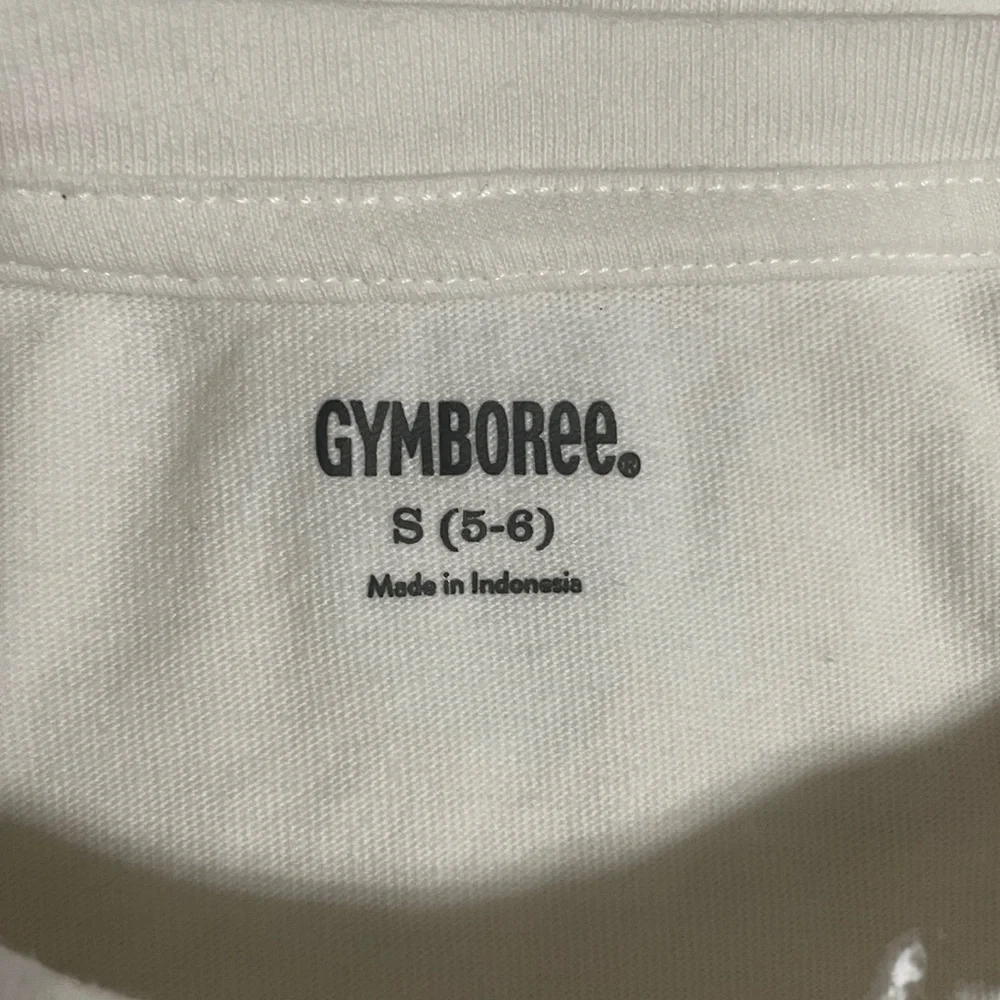 Gymboree Girls White Long Sleeve Shirt Size 5/6
